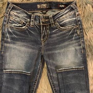 Silver Suki Jeans FLUID denim mid skinny W28/L31
